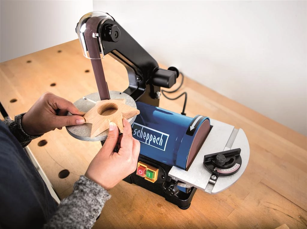 Scheppach 4903304901 BTS700 Ponceuse à Bande Et à Disque 5" 125mm 7 Scheppach 4903304901 BTS700 Ponceuse à Bande Et à Disque 5" 125mm – Image 5