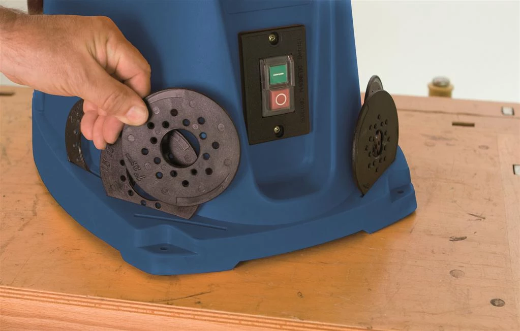 Scheppach 4903401901 OSM100 Ponceuse à Broche Oscillante 4 Scheppach 4903401901 OSM100 Ponceuse à Broche Oscillante – Image 2