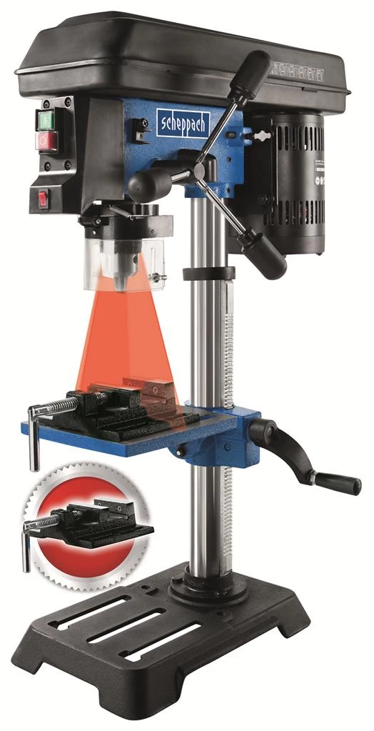 Scheppach Perceuse à Colonne 4906807901 DP16SL Perceuse D'établi 3-16 Mm 3 Scheppach Perceuse à Colonne 4906807901 DP16SL Perceuse D'établi 3-16 Mm