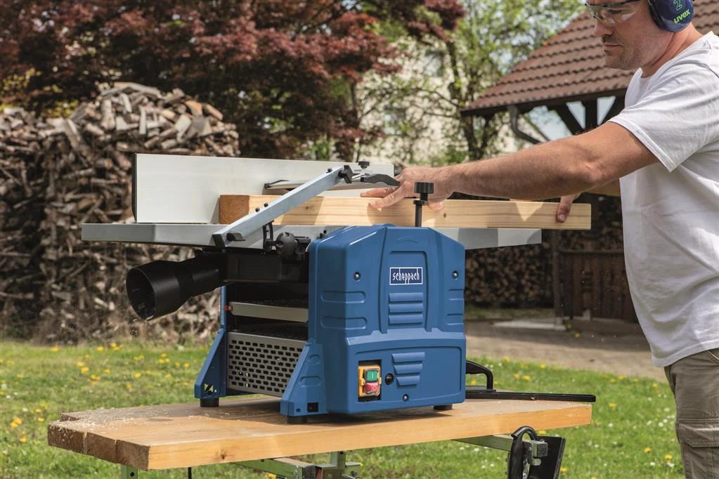 Scheppach Raboteuse 5902209901 HMS1080 Machine à épaissir 254 Mm 230V 5 Scheppach Raboteuse 5902209901 HMS1080 Machine à épaissir 254 Mm 230V – Image 3