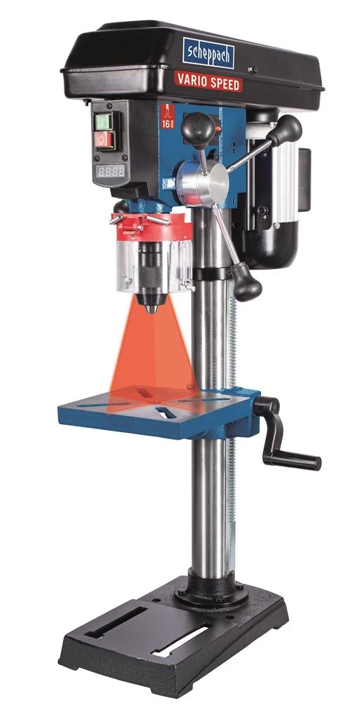 Scheppach Perceuse à Colonne 5906820901 DP19Vario Perceuse D'établi 3-16 Mm 3 Scheppach Perceuse à Colonne 5906820901 DP19Vario Perceuse D'établi 3-16 Mm