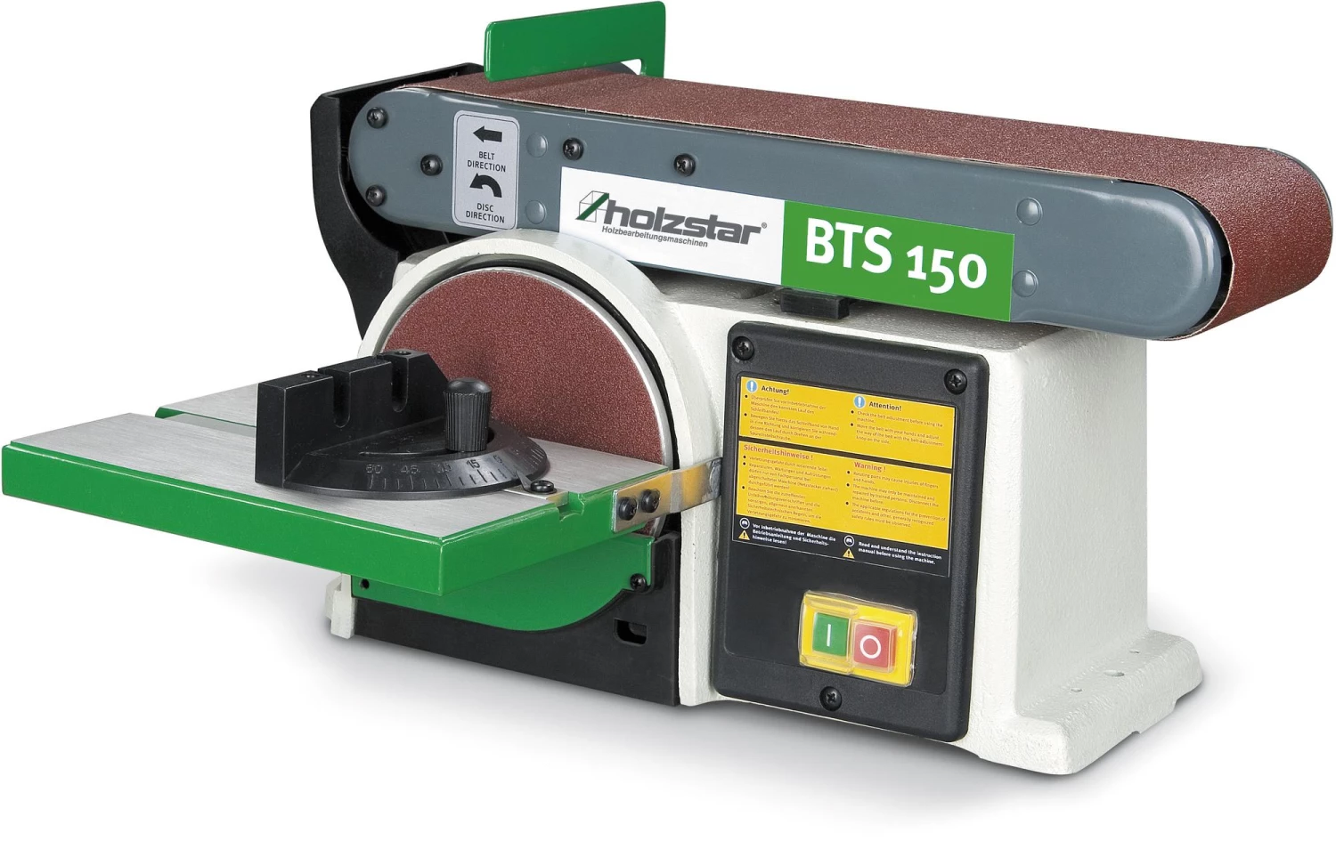 Holzstar 715904150 BTS150 Ponceuse à Bande Et à Disque 150 Mm 3 Holzstar 715904150 BTS150 Ponceuse à Bande Et à Disque 150 Mm