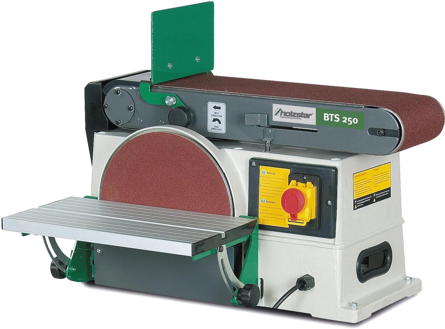 Holzstar 715904250 BTS250 Ponceuse à Bande Et à Disque 250 Mm 3 Holzstar 715904250 BTS250 Ponceuse à Bande Et à Disque 250 Mm