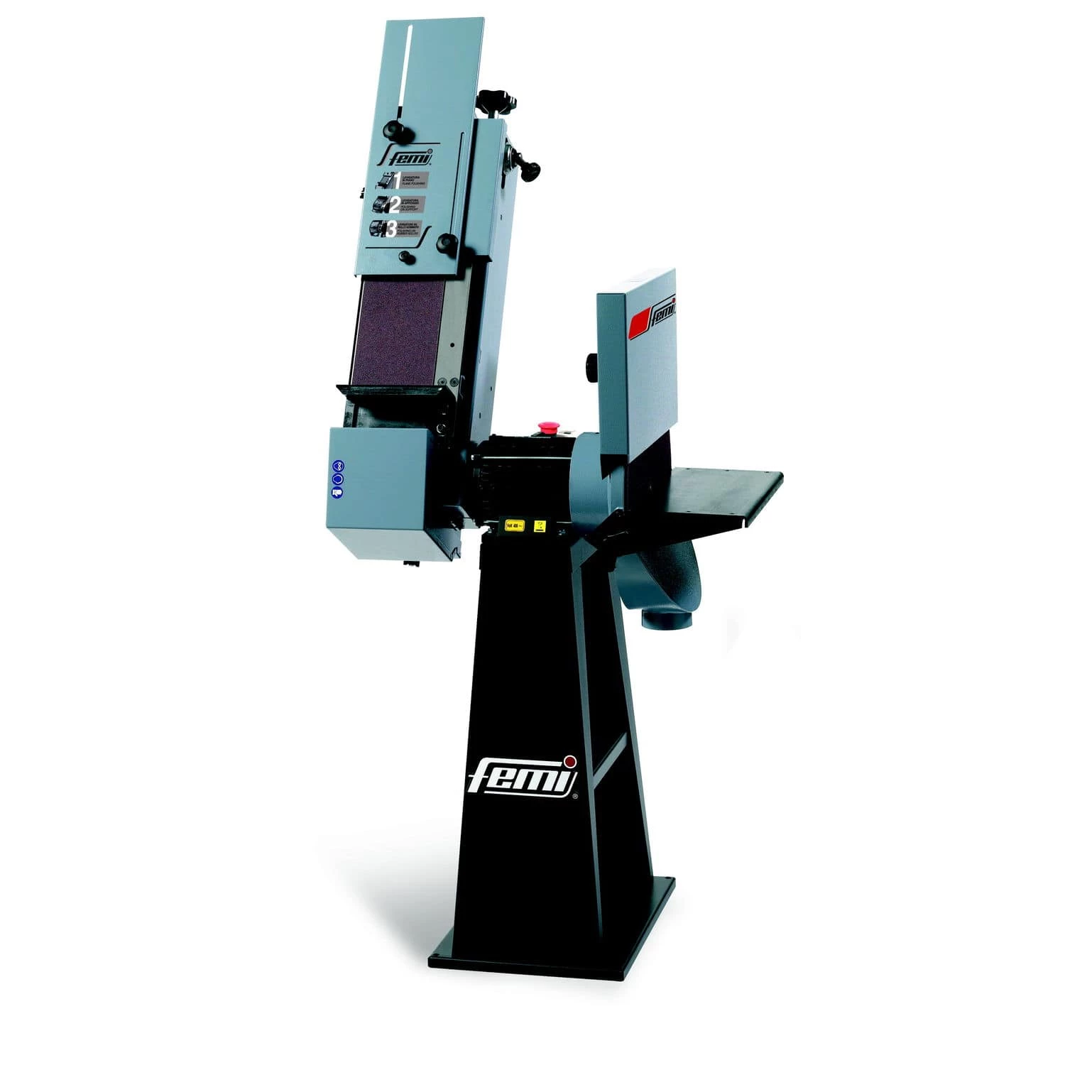 Femi 8286232 539B Combi Ponceuse à Bande / Ponceuse à Disque Industrielle 1350/1600W - 400V 3 Femi 8286232 539B Combi Ponceuse à Bande / Ponceuse à Disque Industrielle 1350/1600W - 400V