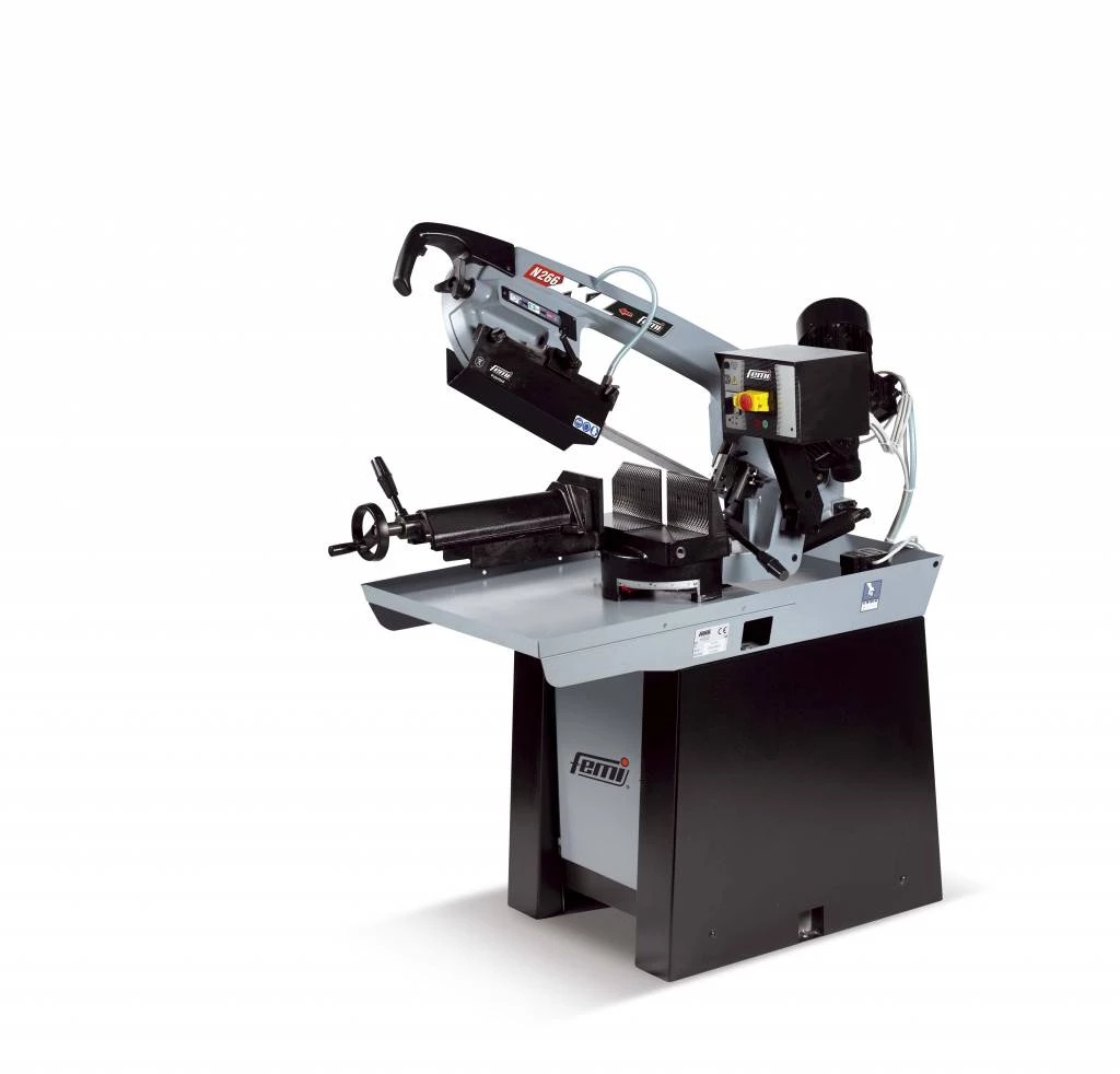 Scies à Ruban 8488027 Femi N266 XL Scie à Ruban Industrielle Pour Métaux 265 Mm 1100W/1300W 400V 3 Scies à Ruban 8488027 Femi N266 XL Scie à Ruban Industrielle Pour Métaux 265 Mm 1100W/1300W 400V