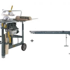 Gjerde Table Pour Scie 90004 1203-NO Scie De Chantier + Table D'alimentation 2000 Mm + Butée Avec Butée + Frein Mécanique